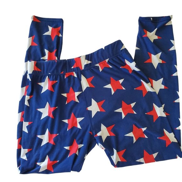 Patriotic Stars and Stripes 4th of July Lounge Pants XL - Picture 1 of 4